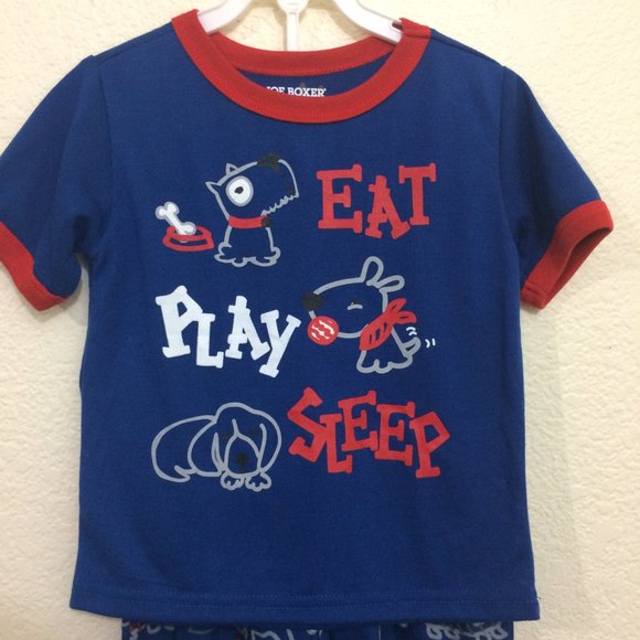 Joe Boxer Baby Toddler Boy 18 months 3-pc Pajamas - Picture 2 of 5